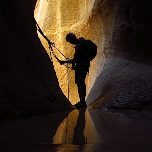 guided canyon trips and canyoneering courses